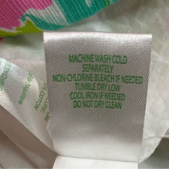 Lilly Pulitzer Cathy Shift Dress Flamingo Pink Don't Give a Cluck - Picture 13 of 15